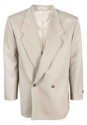 Fear Of God double-breasted button blazer - Neutrals