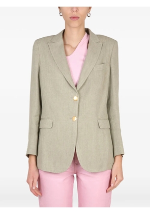 SAULINA Angelica button-fastening blazer - Neutrals