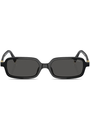 Miu Miu Eyewear rectangle frame sunglasses - Black