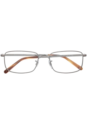 Ray-Ban rectangular-frame straight-arms glasses - Grey