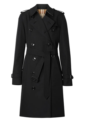 Burberry The mid-length Kensington Heritage trench - Black