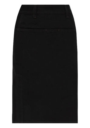 LEMAIRE denim midi skirt - Black