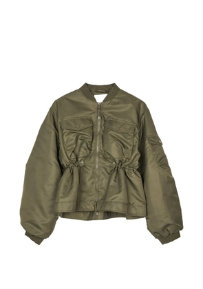 Cecilie Bahnsen Birdie drawstring pocket jacket - Green
