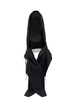 Maison Margiela hooded zip-up scarf - Black