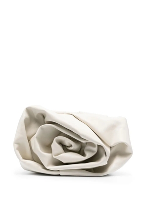 Burberry Rose leather clutch bag - Neutrals