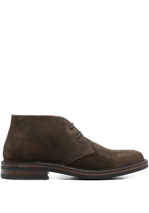 Astorflex suede lace-up boots - Brown