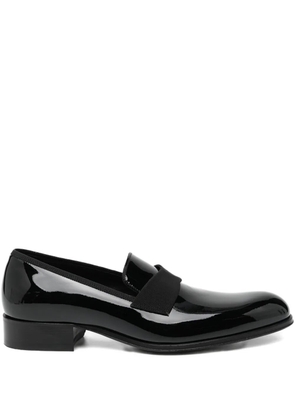 TOM FORD patent leather loafers - Black