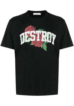 Undercover graphic-print cotton T-shirt - Black