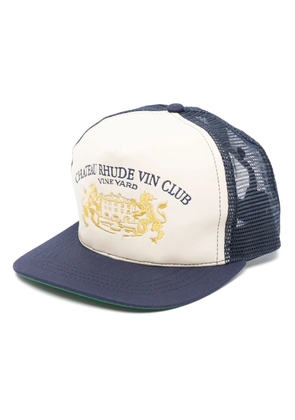 RHUDE Cellier trucker hat - Blue