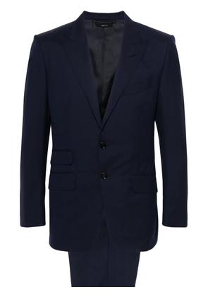 TOM FORD single-breasted wool suit - Blue