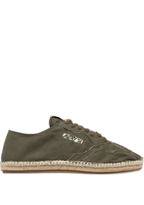 Autry lace-up jute sneakers - Brown
