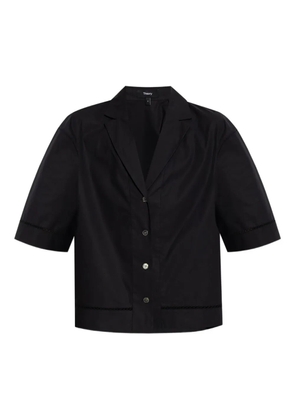 Theory short-sleeve collared shirt - Black