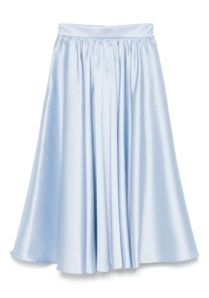Blanca Vita satin skirt - Blue