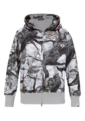 A BATHING APE® Tree Edge hoodie - White