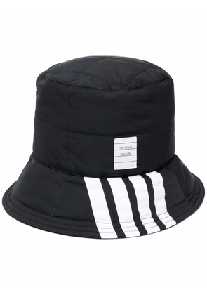 Thom Browne quilted bucket hat - Black