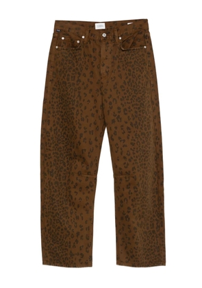 Citizens of Humanity cheetah-print jeans - Brown
