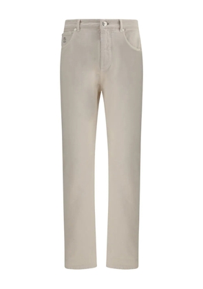 Brunello Cucinelli cotton jeans - Neutrals