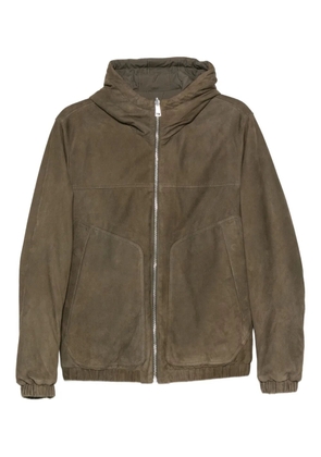 Valstar hooded suede jacket - Green