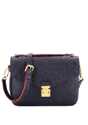 Louis Vuitton Pre-Owned Pochette Metis Monogram Empreinte Leather crossbody bag - Blue