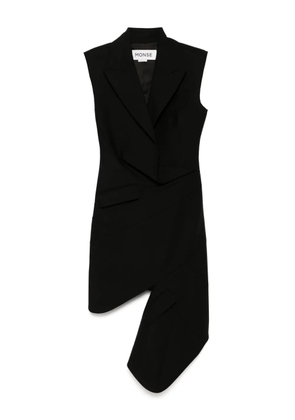 Monse tailored asymmetrical-hem dress - Black