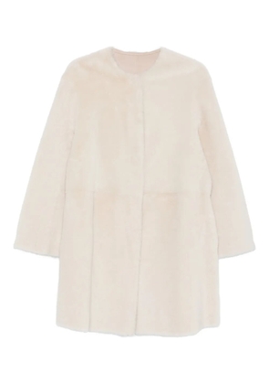 Manzoni 24 sheepskin reversible coat - Neutrals