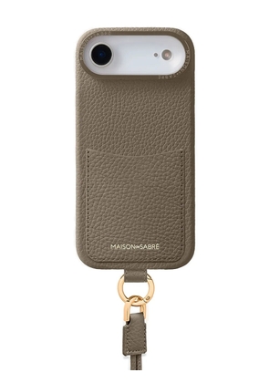 MAISON de SABRÉ The Sling card-slot iPhone 17 air case - Neutrals