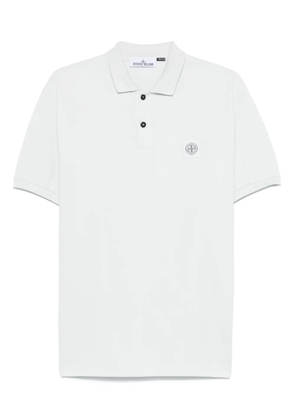 Stone Island Compass-motif polo shirt - Blue