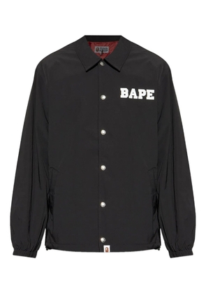 A BATHING APE® College Coach logo jacket - Black
