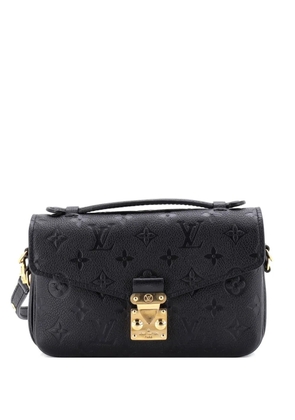 Louis Vuitton Pre-Owned Pochette Metis Monogram Empreinte Leather East West crossbody bag - Black