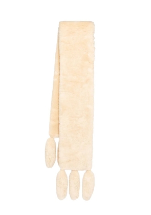 Conner Ives faux-fur stole - Neutrals