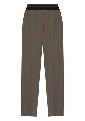 Helmut Lang tapered trousers - Brown