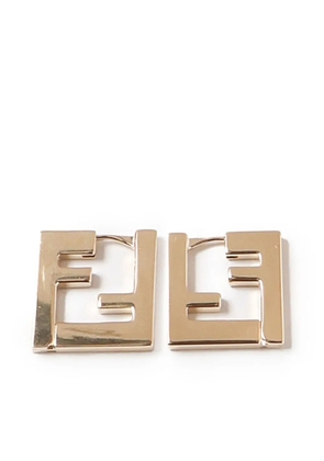 FENDI FF motif earrings - Gold