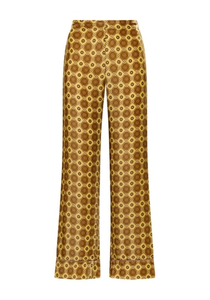MALIPARMI patterned trousers - Yellow