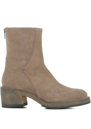 Pantanetti 60mm suede ankle boots - Neutrals