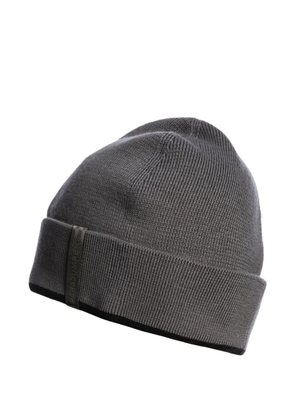 Parajumpers logo-detail beanie - Grey