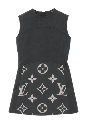Louis Vuitton Pre-Owned monogram knitted dress - Grey