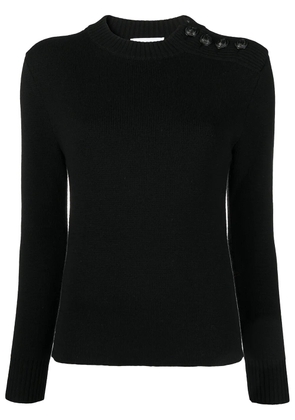 Rabanne crew-neck knit jumper - Black