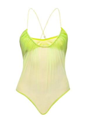 Nensi Dojaka Cami gathered bodysuit - Yellow