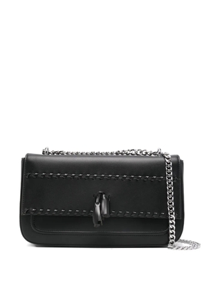 Cult leather cross body bag - Black