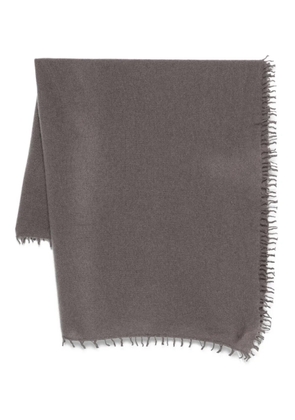Liska frayed-edges cashmere scarf - Grey