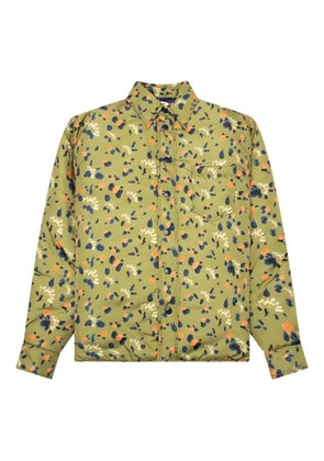 Marni floral-print shirt jacket - Yellow