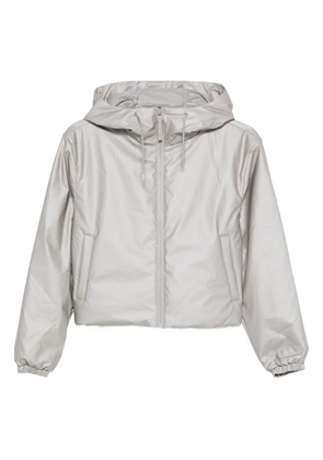 Rains hooded puffer jacket - Grey