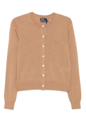 Polo Ralph Lauren button-front logo cardigan - Neutrals