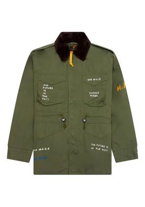 Human Made printed shirt jacket - Green