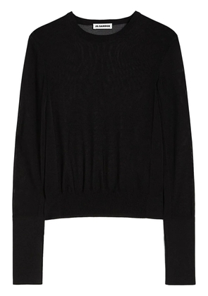 Jil Sander crew-neck jumper - Black