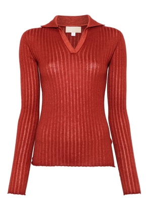 120% Lino ribbed-knit jumper - Red