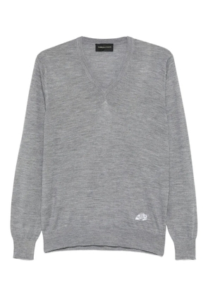 Gabriele Pasini V-neck sweater - Grey