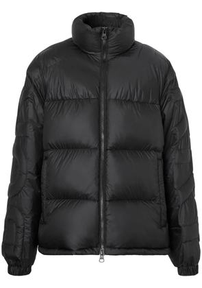 Burberry quilted zip-up jacket - Black