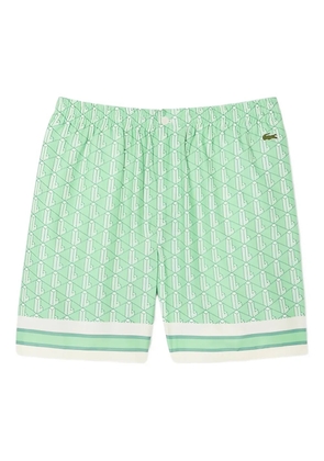 Lacoste embroidered-logo shorts - Green