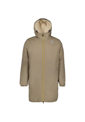 K-Way Le Vrai Eiffel 3.0 hooded parka coat - Neutrals